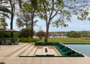 Paisagismo de Depieri Paisagismo, arquitetura de Valéria Gontijo e Ilgner Martins | Foto de Julia Tótoli