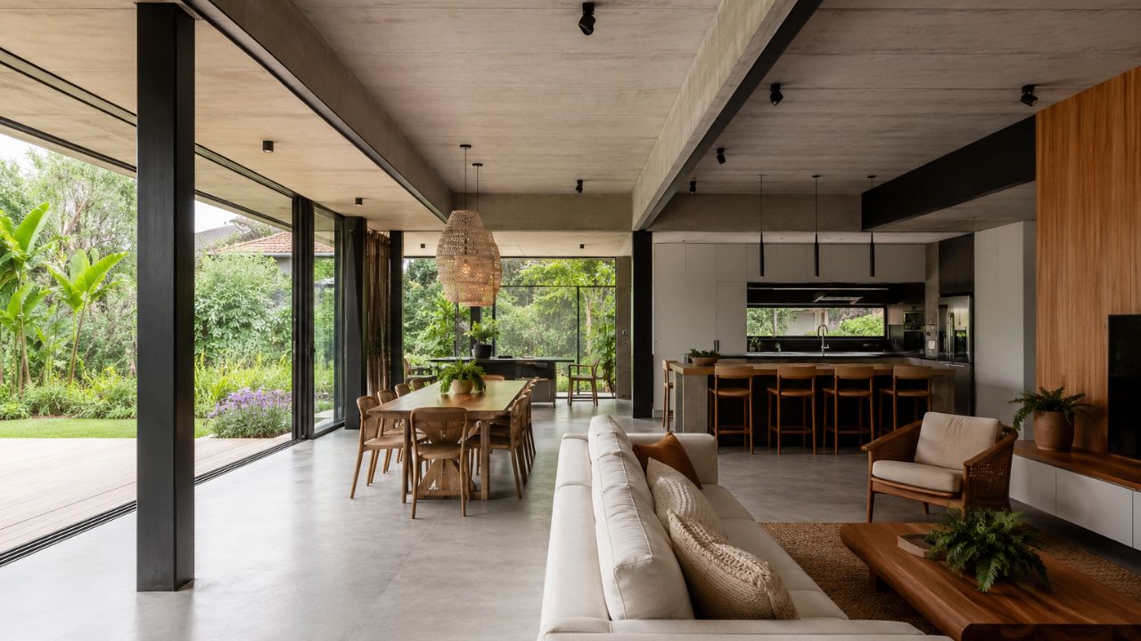 Planta livre em projetos residenciais: veja como funciona a estrutura que permite espaços abertos e por que ela exige mais engenharia