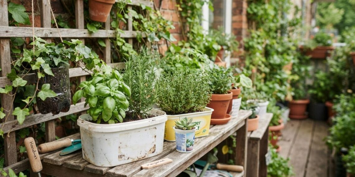 Upcycling na decoração: 4 formas de transformar potes de plástico em itens úteis para o jardim