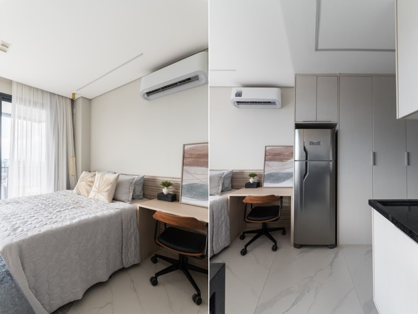 Reforma de duplex de 56 m² prova que imóvel para alugar não precisa parecer improvisado