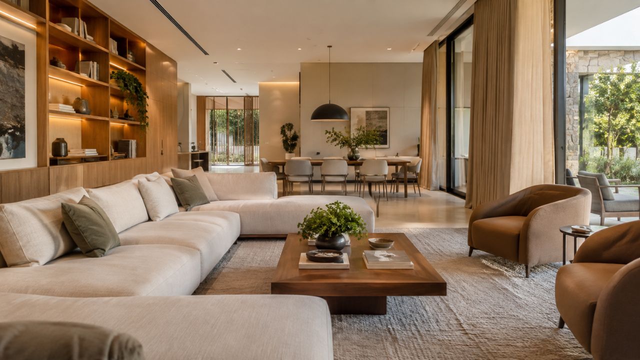 Acústica residencial: por que casas grandes ecoam mais e como o projeto resolve isso antes da obra terminar