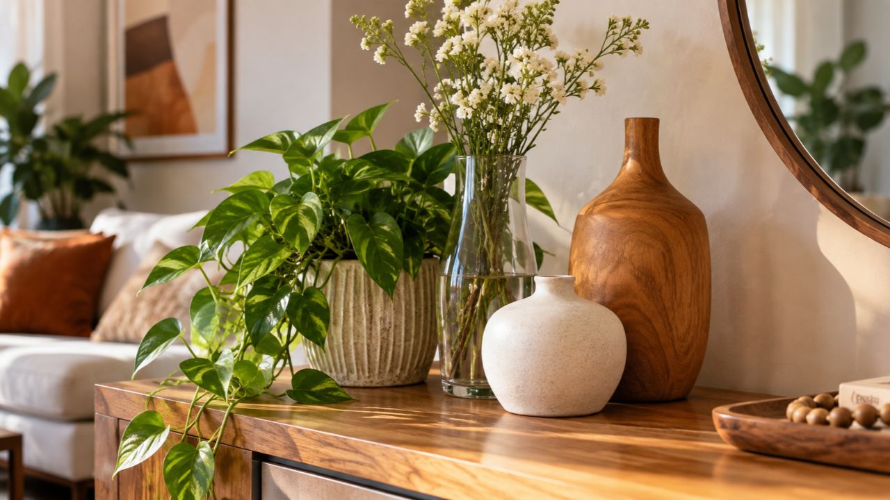 Composição de objetos na decoração: como agrupar peças em números ímpares e deixar a casa mais elegante sem gastar nada