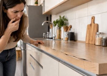 Bancada de MDF na cozinha? Arquiteta explica por que essa escolha incha e se deforma em poucos meses