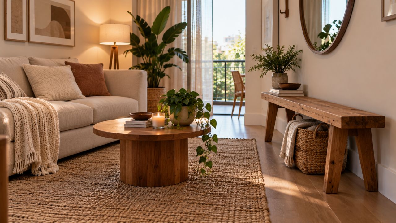 Banco de madeira vira solução de decoração para quartos e salas pequenas, dizem especialistas