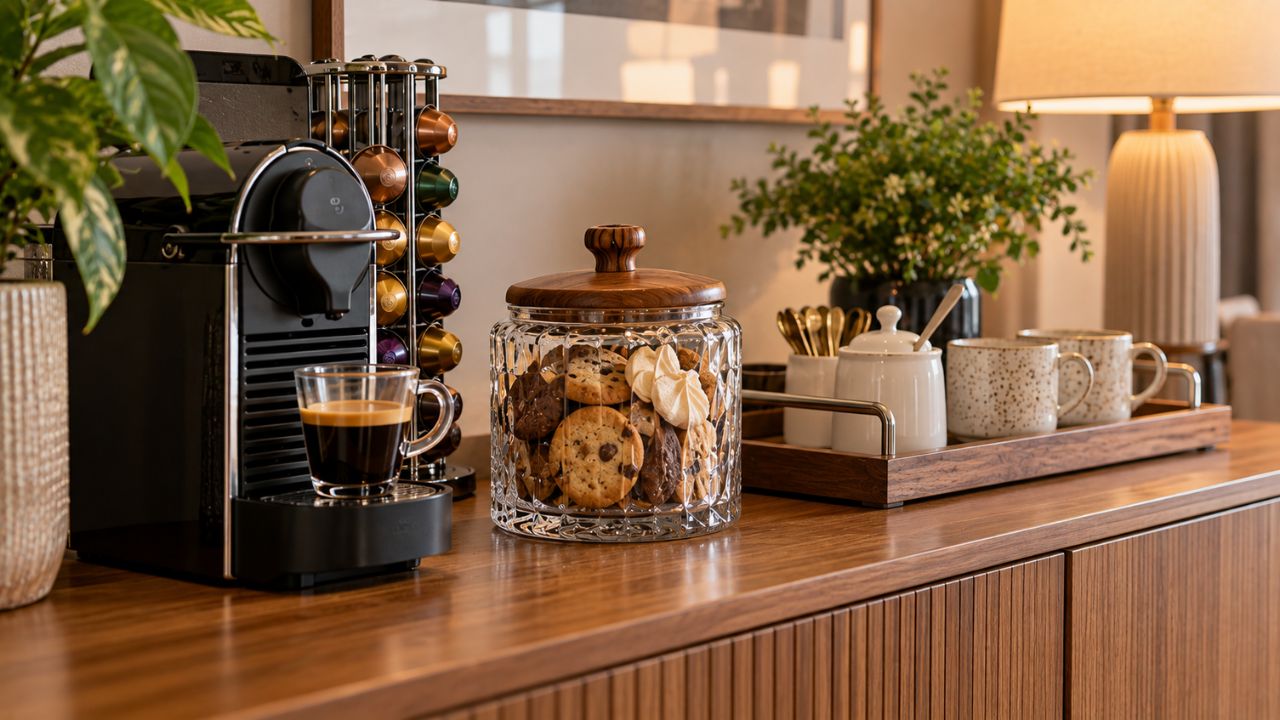 Aparador bonito não basta: veja o que realmente transforma o cantinho do café num espaço prático
