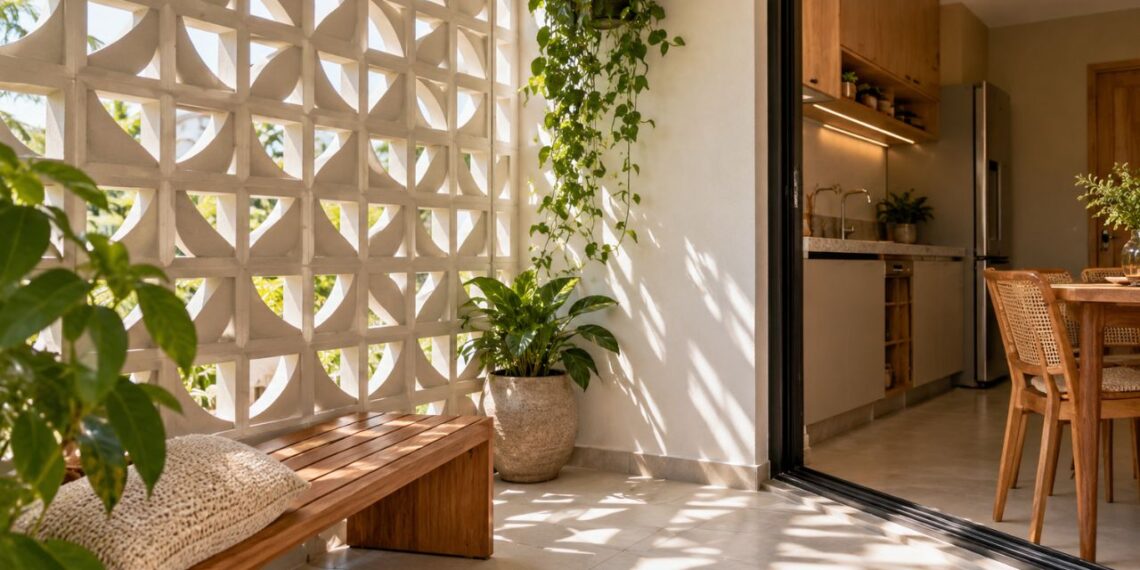 Cobogó: como o elemento vazado brasileiro melhora a ventilação e a luz natural em ambientes pequenos ?