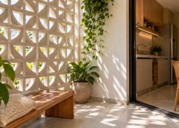 Cobogó: como o elemento vazado brasileiro melhora a ventilação e a luz natural em ambientes pequenos ?