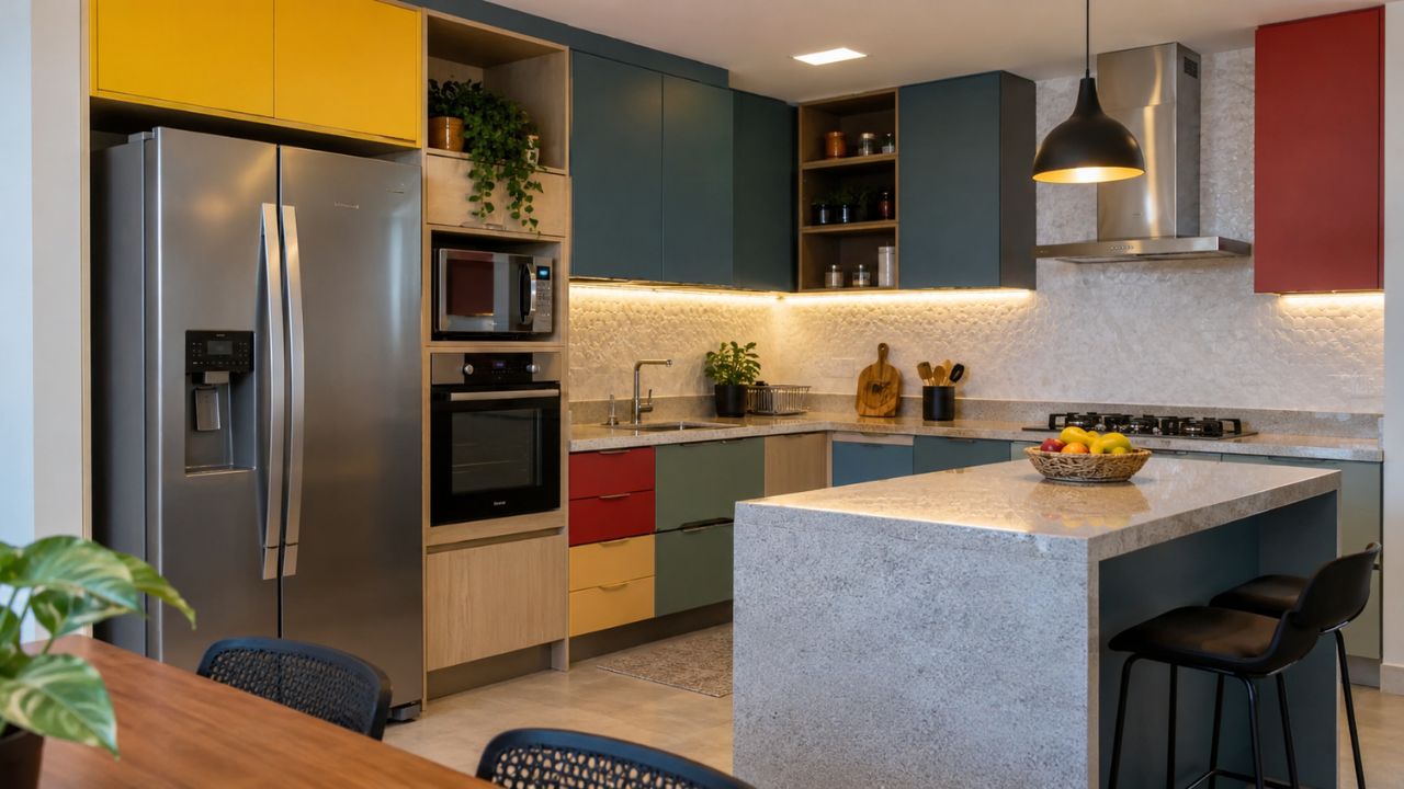 Veja 4 erros de decoração que desvalorizam o imóvel e comprometem cozinha, banheiro e marcenaria.