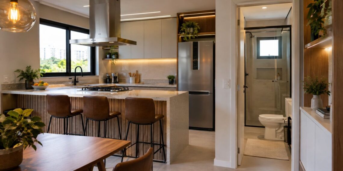 Veja 4 erros de decoração que desvalorizam o imóvel e comprometem cozinha, banheiro e marcenaria.