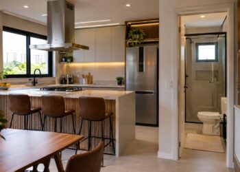 Veja 4 erros de decoração que desvalorizam o imóvel e comprometem cozinha, banheiro e marcenaria.