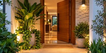 Feng shui da porta de entrada: veja como cor, iluminação e plantas mudam a energia da casa