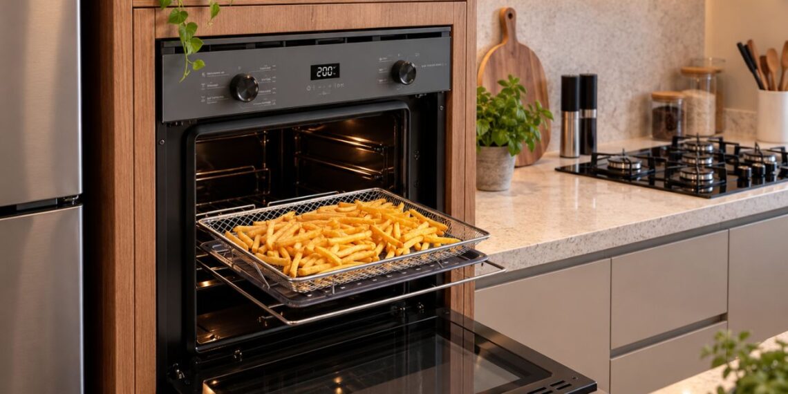 Brastemp lança forno de embutir com air fryer integrado: veja o tempo de fritura e quais modelos chegam à linha