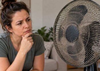 Já pensou em limpar a grade do ventilador em minutos sem tirar nenhuma parte?