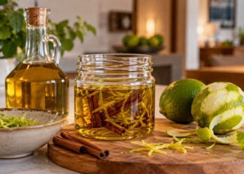 Misturar azeite, canela e raspas de limão perfuma a casa mesmo? Veja como fazer a mistura.