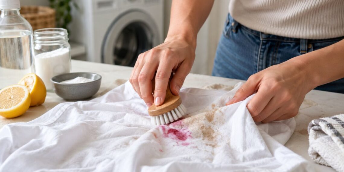 Tirar manchas de roupa ficou mais simples: veja os truques caseiros que resolvem até maquiagem, óleo e caneta