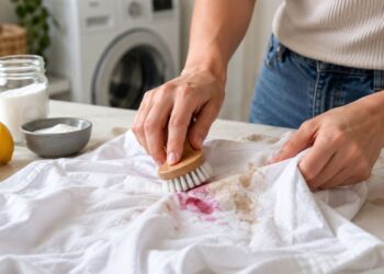 Tirar manchas de roupa ficou mais simples: veja os truques caseiros que resolvem até maquiagem, óleo e caneta