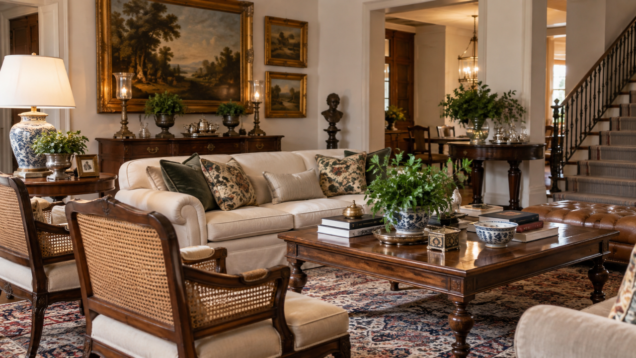 Por que casas de família rica têm móveis antigos? Conheça o hábito por trás do estilo old money