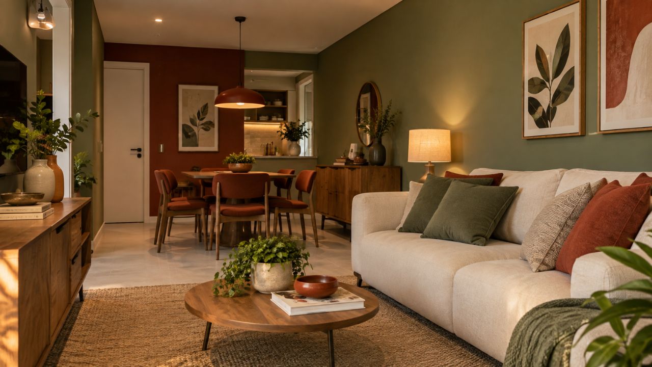 Combinação de cores na decoração: 5 misturas simples que dão personalidade à casa sem gastar com móveis novos