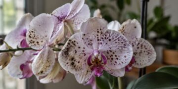 Orquídea com pintinhas nas flores: entenda o erro na rega que abre a porta para o fungo