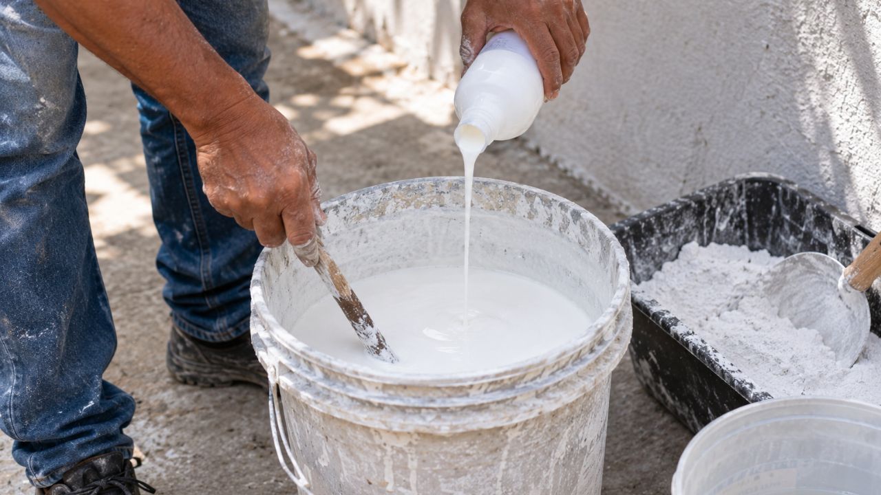Cola branca com cal: por que essa mistura aparece em muros, meio-fios e reformas?