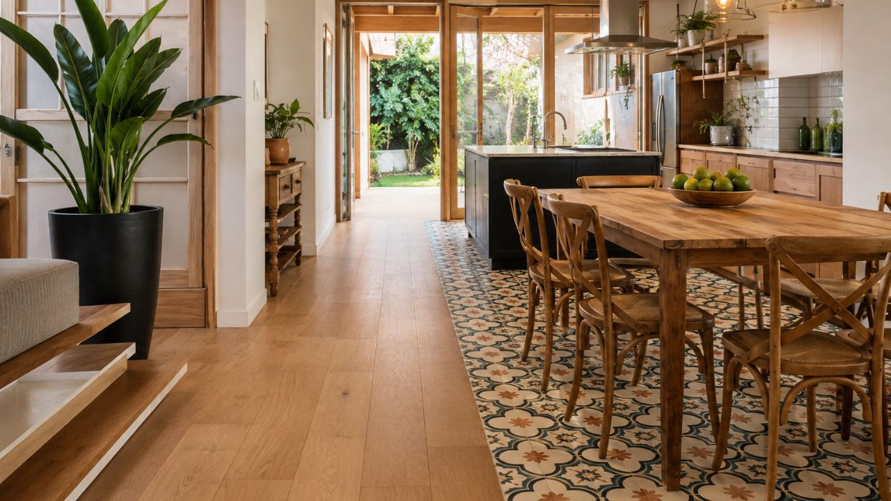 Piso ideal para cada ambiente da casa: arquiteta explica o que evitar e o que escolher no lugar