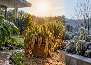 Paisagista explica como a chuva em excesso, o calor intenso e o frio afetam as plantas