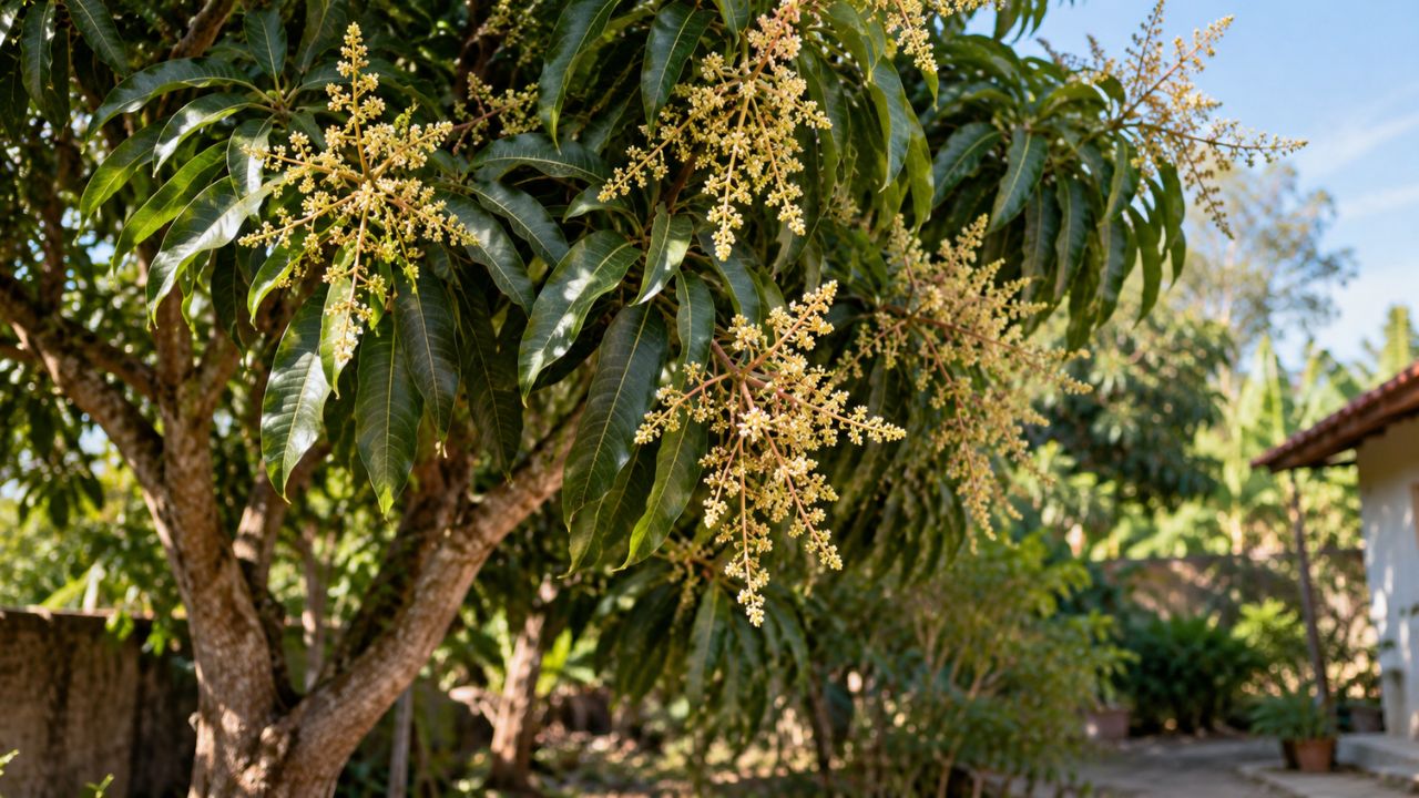 Pé de manga sem florir? Conheça o truque do prego enferrujado e a fórmula de adubação usada logo depois no quintal