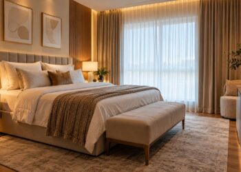 Quarto chique tem 3 elementos em comum: veja o que muda a percepção de luxo no ambiente sem gastar muito