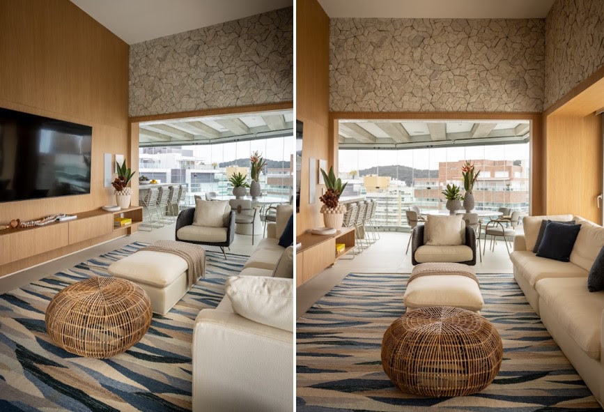 Sala de estar vira o centro da casa: arquiteta explica como o layout muda a forma de receber visitas