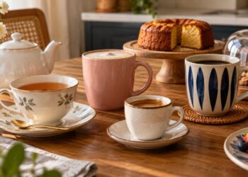 Xícara de chá, cafezinho ou caneca: como escolher a peça certa para o café da manhã, a sobremesa e as visitas
