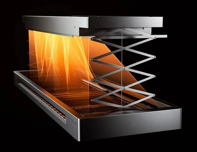 Varal inteligente seca roupa em poucos minutos e some no teto como luminária, mostra nova aposta da Xiaomi