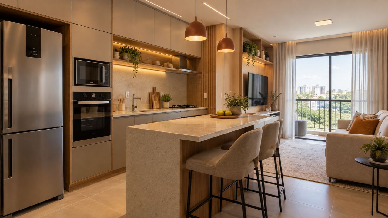 Apartamentos à venda crescem em Almirante Tamandaré: veja como decorar plantas compactas de até 55 m² sem perder espaço