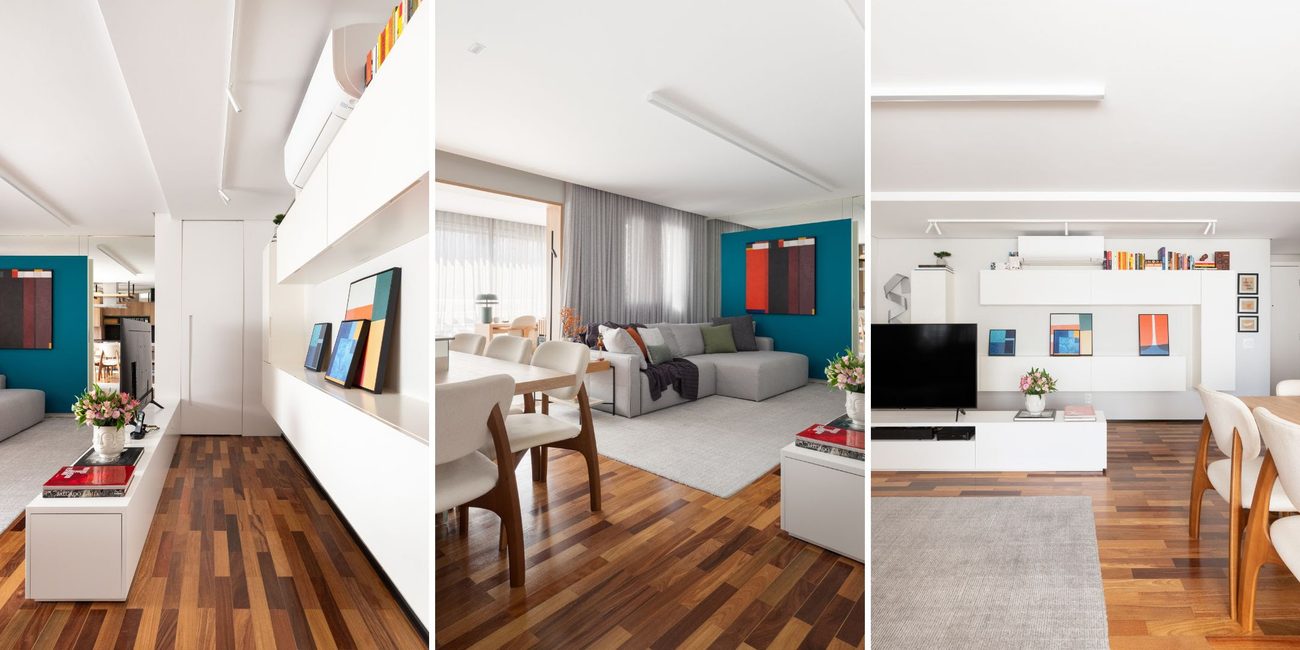 Sem quebrar paredes, apartamento de 70 m² na Pompéia ganha nova atmosfera em 45 dias de obra