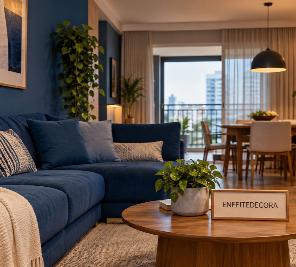 A cor azul deixou de ser um risco na decoração: veja como usar a cor com equilíbrio em qualquer cômodo