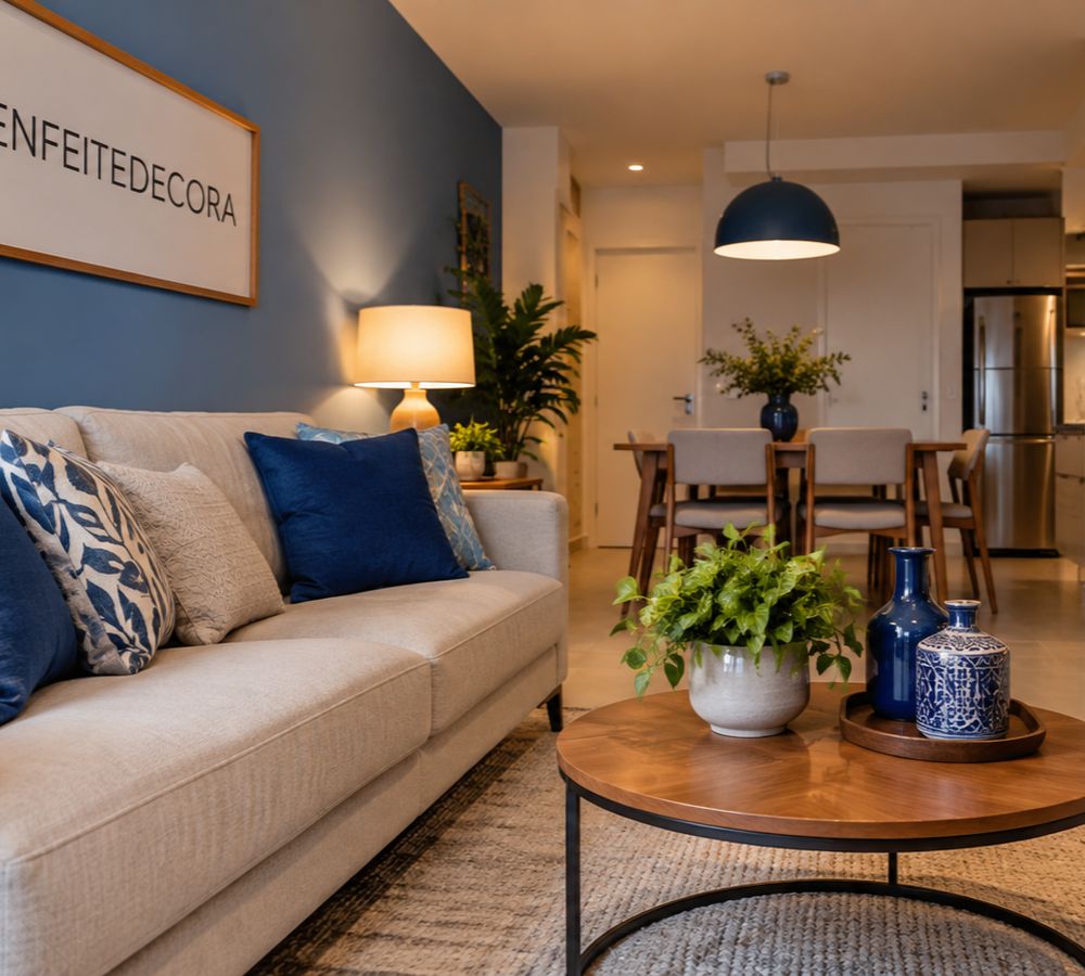 A cor azul deixou de ser um risco na decoração: veja como usar a cor com equilíbrio em qualquer cômodo