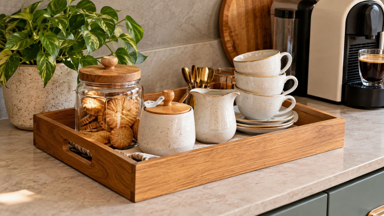 Bandeja decorativa: veja 5 cantos da casa onde o item organiza e dá charme sem gastar muito