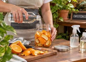 Extrato de casca de laranja realmente afasta cochonilha? Entenda a reação com vinagre antes de aplicar na planta