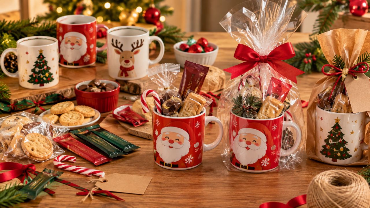 Ideias de presente de natal
canecas de natal com docinhos