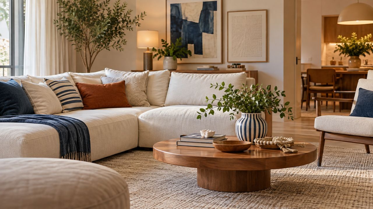 Casa neutra sai do óbvio com camadas de bege, off-white e branco; veja como ganhar profundidade sem perder a base clara