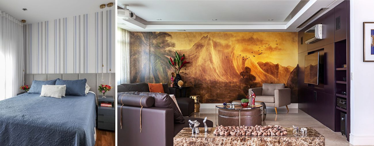 Paredes coloridas ganham protagonismo na decoração: veja como a cor define a personalidade de cada ambiente
