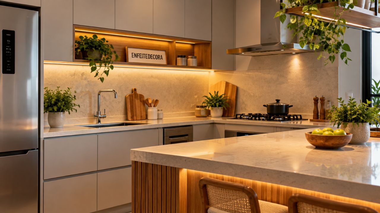 Cozinha planejada sem aconhego
cozinha feita sob medida com itens de madeira