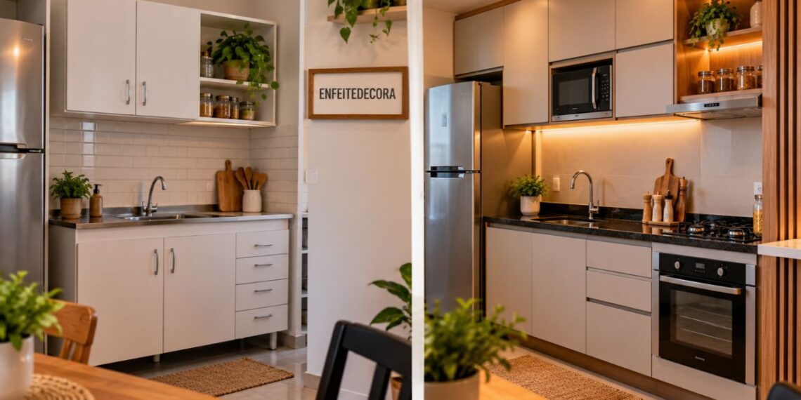 Armário de cozinha simples ou modulado: entenda a diferença de preço, durabilidade e espaço antes de reformar