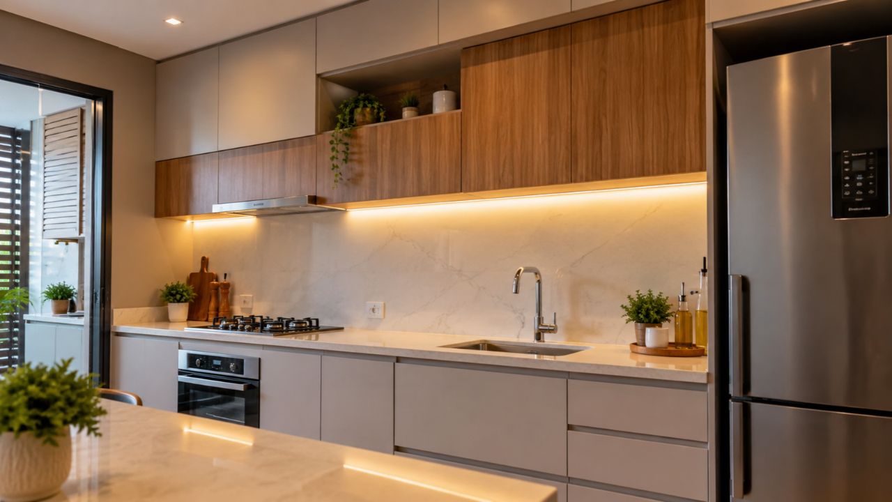 Cozinha com cara pesada? Veja os quatro erros de marcenaria que mais prejudicam o visual do ambiente