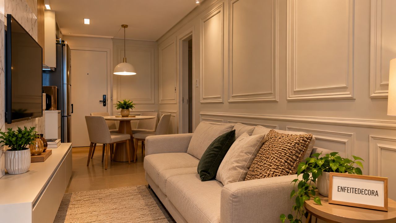 Decoração de interiores exige mais do que peças bonitas: entenda o critério que separa um ambiente elegante de um ambiente confuso