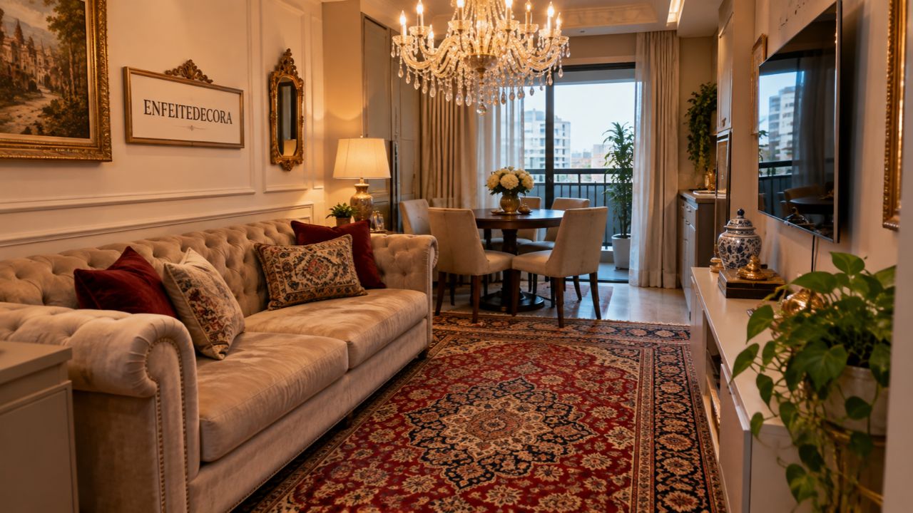 Decoração de interiores exige mais do que peças bonitas: entenda o critério que separa um ambiente elegante de um ambiente confuso