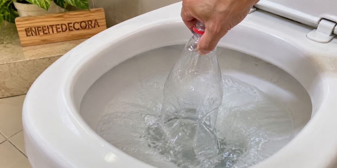 Como desentupir vaso sanitário com garrafa pet? Veja o corte e o encaixe que criam pressão suficiente para desbloquear o vaso