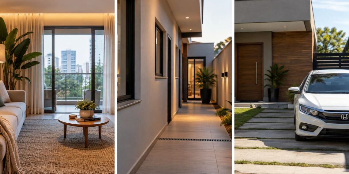 5 erros de projeto que desvalorizam o imóvel: do layout da sala à garagem sem cobertura