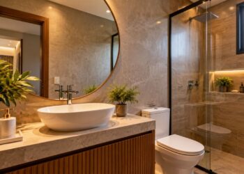 Você sabia que o espelho no banheiro errado pode travar a energia da casa, segundo o Feng Shui?