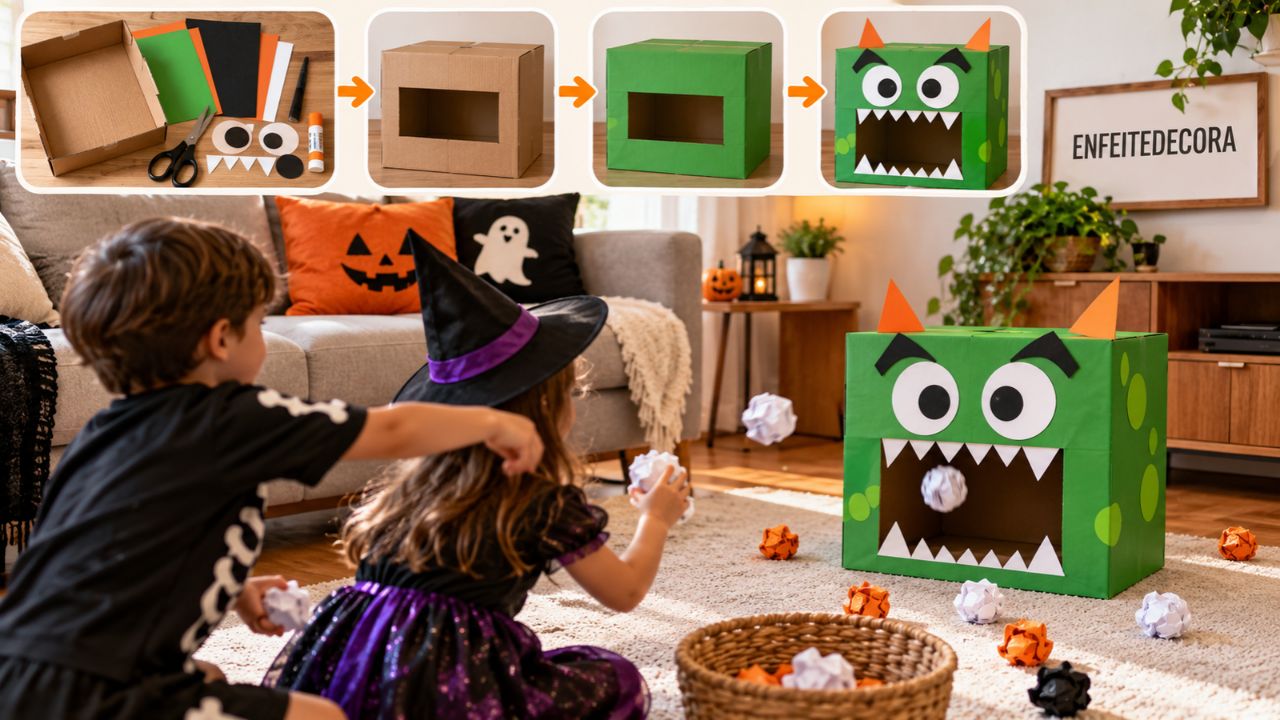4 jogos de Halloween com coisas que você já tem em casa (as crianças vão adorar!)