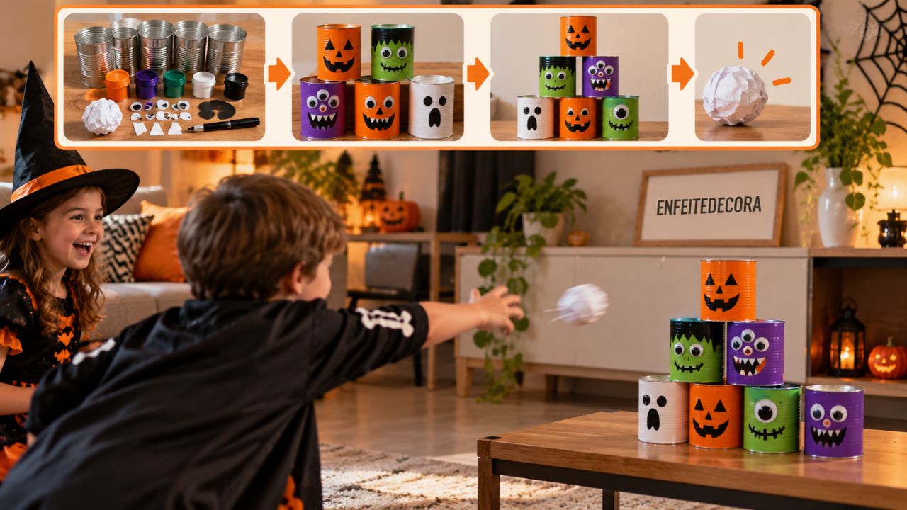 4 jogos de Halloween com coisas que você já tem em casa (as crianças vão adorar!)